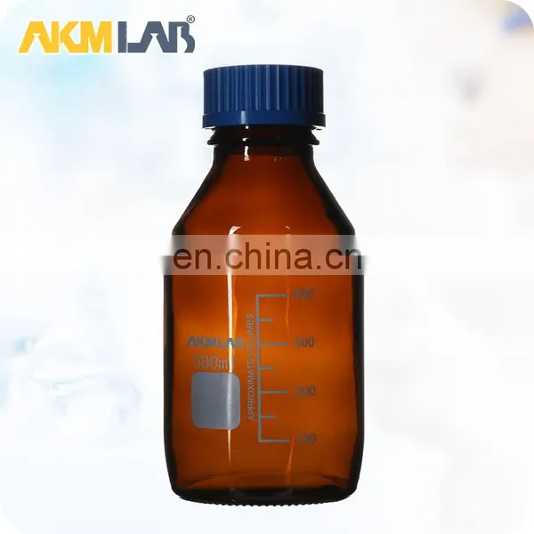 AKM LAB Amber Boro3.3 Glass 100ml Reagent Bottle photo-2