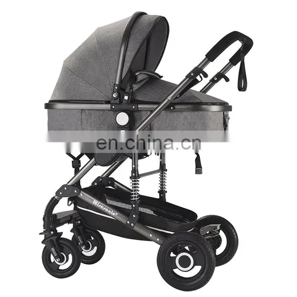 New 2018 Baby Stroller 3 In 1 For 0-3 Years Baby Prams With Removable Shopping Basket photo-4