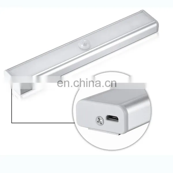 2W USB Charging Rechargeable Motion Sensor Led Wardrobe Rail Light photo-3