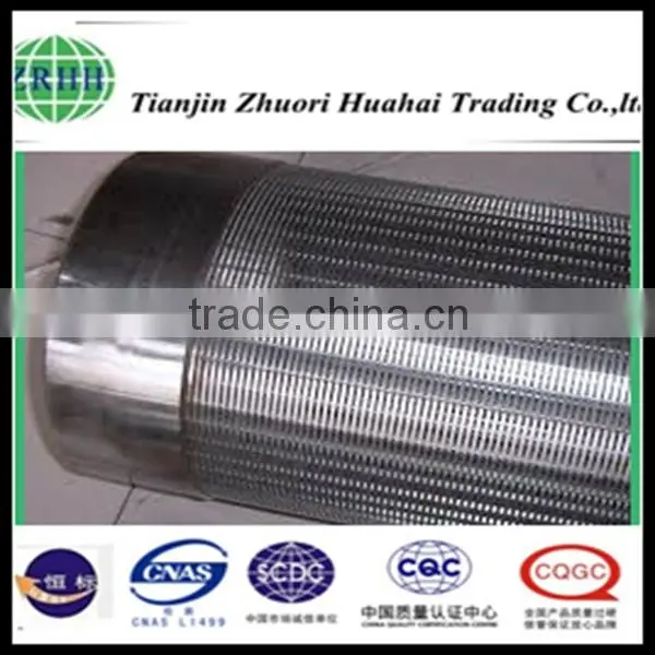 Low Carbon Galvanized ( LCG ) Material Wrapped Wedge Wire Screen photo-2
