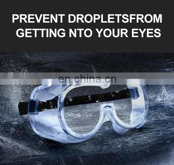 High Quality ANSI Z87.1 Medical Eye Protection Chemical Anti Fog Splash PVC PC Safety Eyewear Protective Safety Goggles photo-5