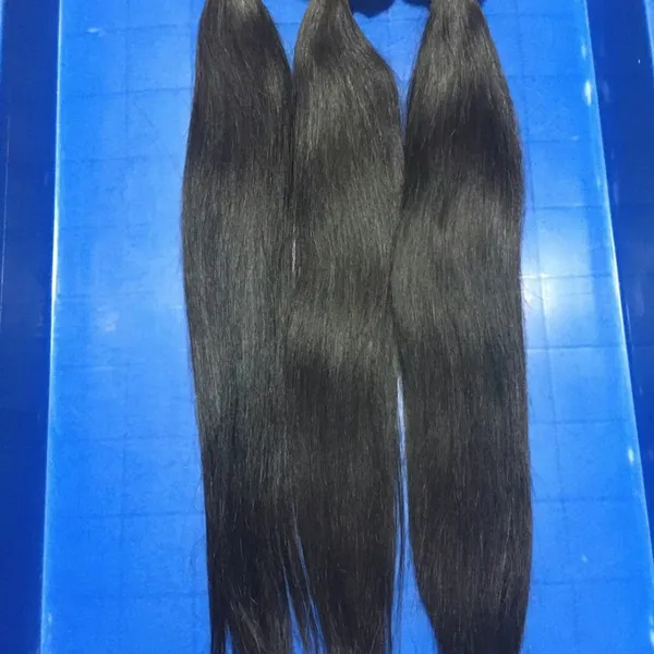 KHH Virgin Cuticle Aligned Hair Wholesale Unprocessed Raw Straight Human Hair Bundles Brazilian Hair Weave Bundles Cheap 10a Grade photo-3