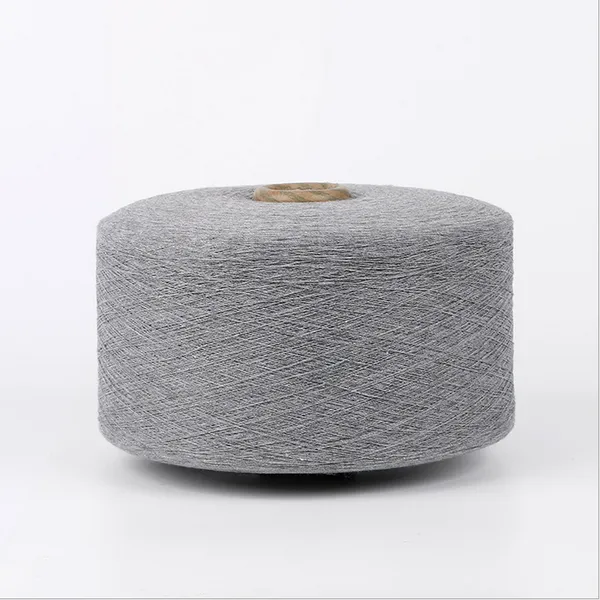 Professional Manufacturer Ne8s Gray Recycled Cotton Yarn for Knitting Gloves photo-2
