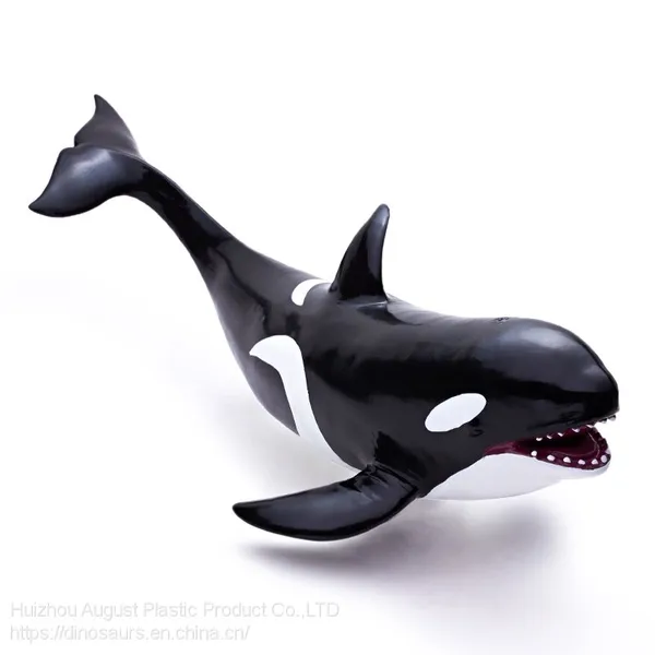 Wholesale Kids Gift Toys Simulation Animal PVC Toy Vivid Orcinus Orca With EN71 ASTM CPSIA photo-4