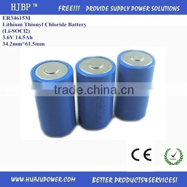 High Power 3.6V Lithium Battery/Li-SOCl2 Battery D Size ER34615M photo-2