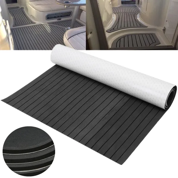 120 x 240 CM Dark Grey +Black Seam Line EVA Foam Sheet Ship Eva Cheap Outdoor Decking photo-5