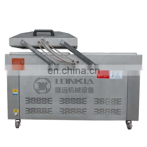 Commercial Double Chamber Vacuum Packing Machine / Sealer for Sea Food / Salted Meat / Dry Fish / Pork / Beef / Rice photo-3
