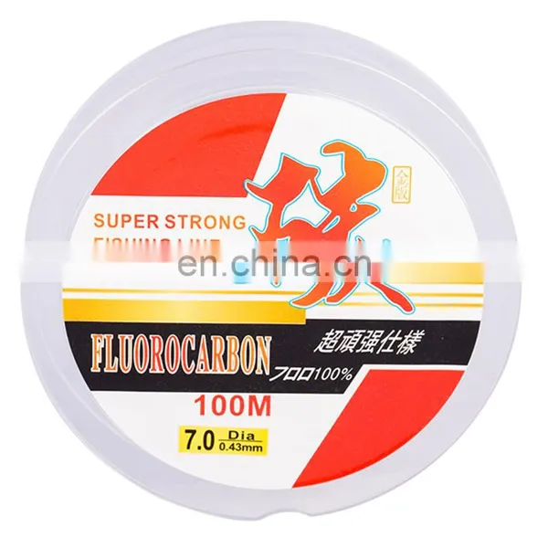 Amazon 100% Fluorocarbon Fishing Line 50m/100m 1.62kg-16.2kg Pull Fishing Line With Fast Water Cutting Fishing Line photo-4