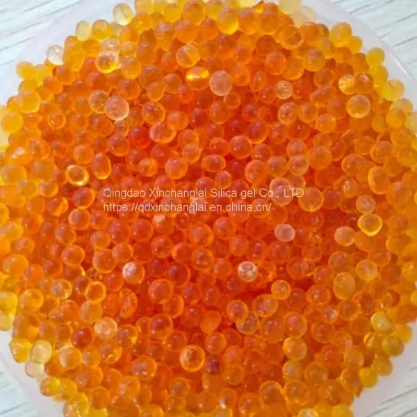 Orange Silica Gel Cobalt Free Desiccant 2-4mm 3-5mmOrange to Green Moisture Indicator photo-5