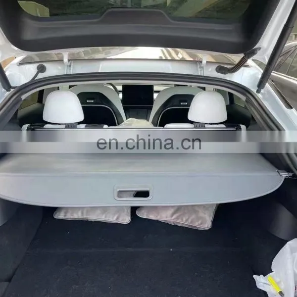 HFTM Modify Original Parcel Shelf Retractable Cargo Cover for Tesla Model Y Cargo Cover Kits 2019+ Factory Supply Cheap Price photo-2