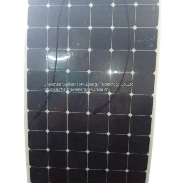200W 235W 37.5V Flexible PV Panel ETFE Coating Low Light Reflection Cable With MC4 Connectors