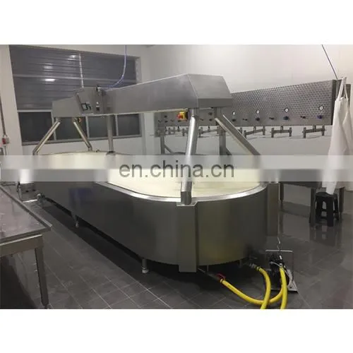 Factory Cheese Blending Cooking Tank With Agitator Equipment Dairy Cheddar Dry Cheese Processing Line Cheese Vat photo-3