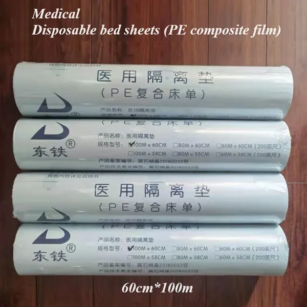 Medical Disposable Bed Sheets (PE Composite Film) 60cm*100m photo-5