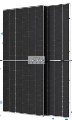675Вт - 700Вт N-типные Топкон 210-мм двустеклянные двухсторонние монокристальные солнечные модули