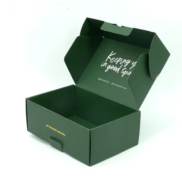 Custom Corrugated Mailer Cosmetic Box Cardboard Paper Packaging Mailing Postal Shipping Box for Beauty Skincare Products photo-5