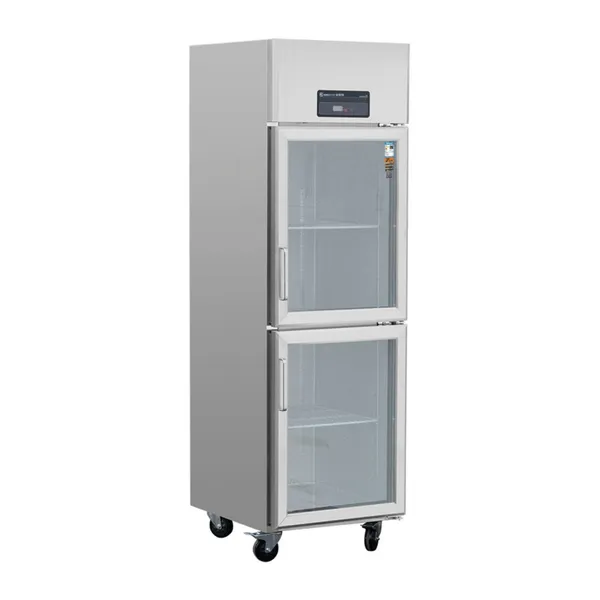 Energy Efficient American Style Upright Glass Door Chiller for Supermarkets