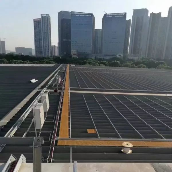 38x38mm FRP Grating Panel for Solar Farm Rooftop Access and Industrial Non-Slip Walkway photo-3
