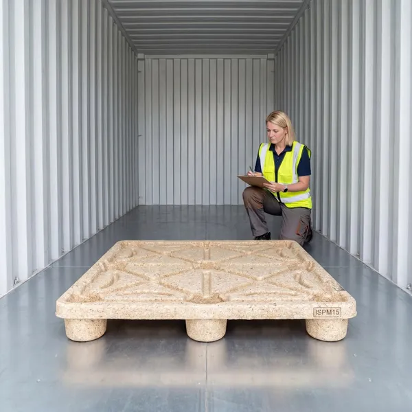 Cost-Effective Molded Wood Pallets — Factory Direct Supply — Versatile for Warehousing, Internal Circulation, and Export