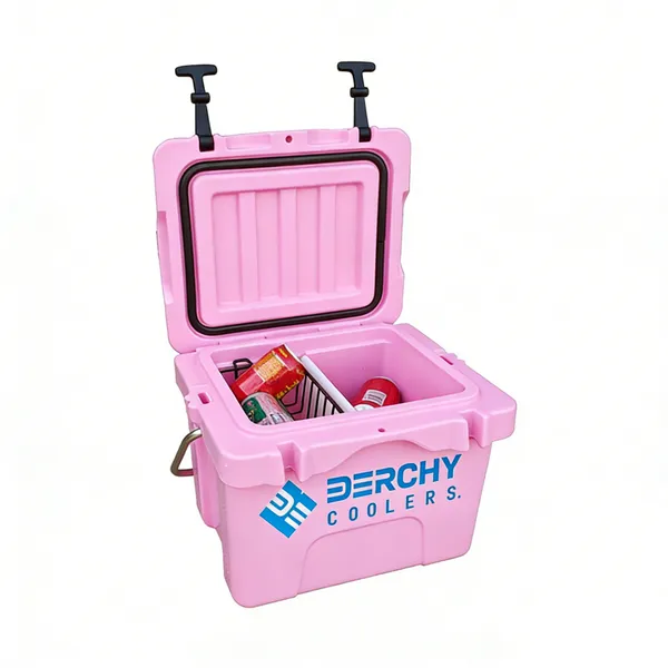 Insulated Ice Chest Hard Cooler W/Portable Handles 3 Day Ice Retention for Drink, Beverage, Camping, Fishing, Beach photo-3