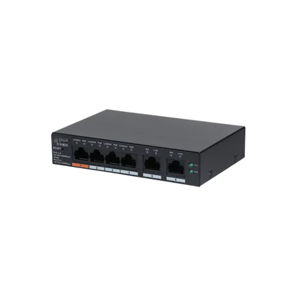 Dahua dh - S4100 - 4gt2gt - 60 6 - Port Cloud - Managed Poe Network Switch for Video Surveillance