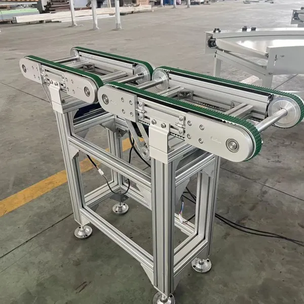 Custom Small Aluminum Profile Conveyors, Double Row Timing Belt Mini Lifting Machines, Assembly Line Transfer Equipment