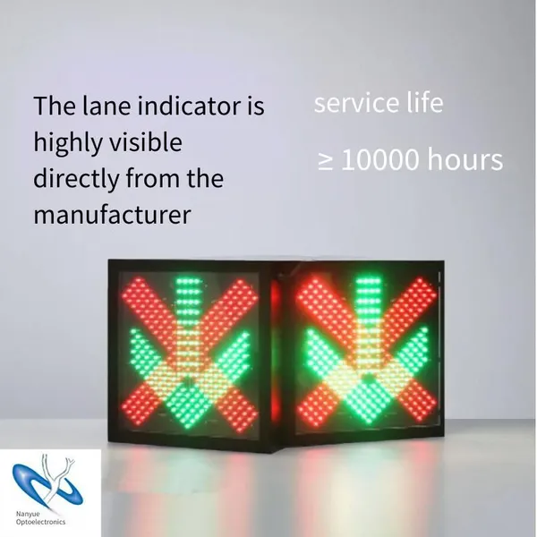 Tunnel Lane Indicator, Tunnel Lane Control Sign, Lane Indicator With Red Led Cross and Green Arrow, Lane Indication photo-3