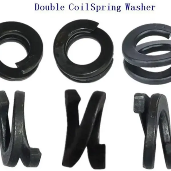 Double Coil Spring Washer For Automotive Assembly Anti-Vibration Fasteners photo-2