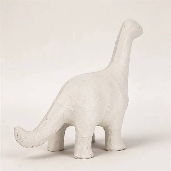 Unfinished Paper Mache Animals for Kids Painting - Plastic-Free, 100% Recycled, Compostable Home Craft Set