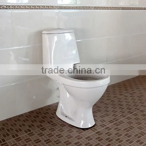 Sanitary Ware Two -piece X-trap Gravity Flushing Toilet W8001 photo-4