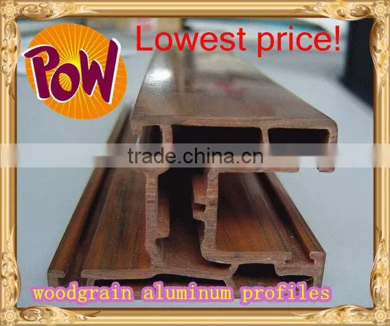High Quality Kitchen Cabinet Powder Coated and Woodgrain Aluminium Profile photo-4