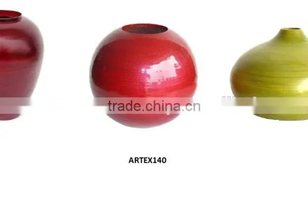 Vietnam Bamboo Lacquer Vase photo-2