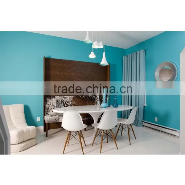 Natural Wood Legs Dining Room Base Chrome Metal Molded Plastic Four Leg Furniture Office Chair Quality Choice photo-5