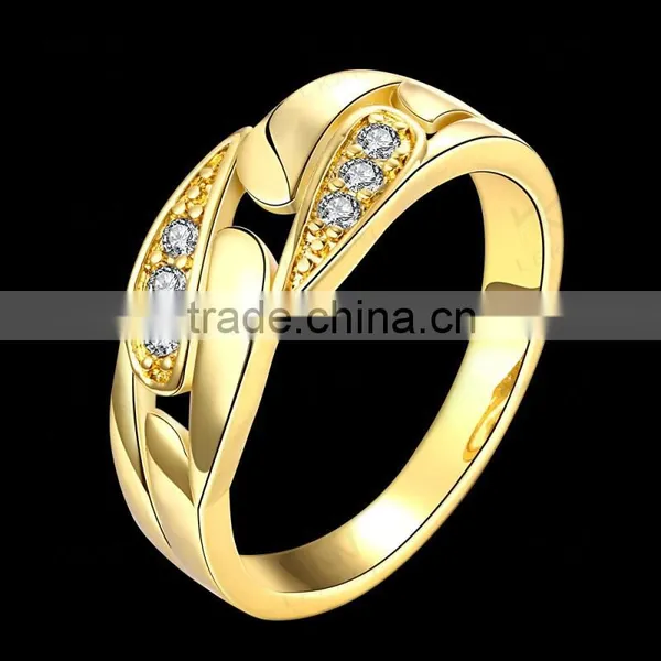 New Hong Kong Gold Plated Jewelry Wedding Ring Wholesale photo-3