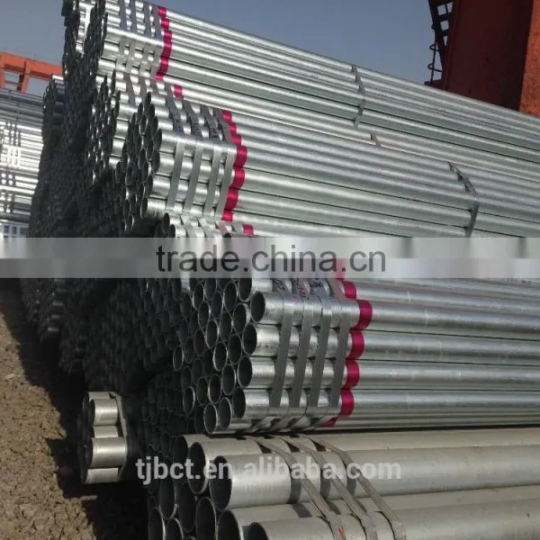 Hot Dipped Welded Galvanized Round Steel Pipe photo-2