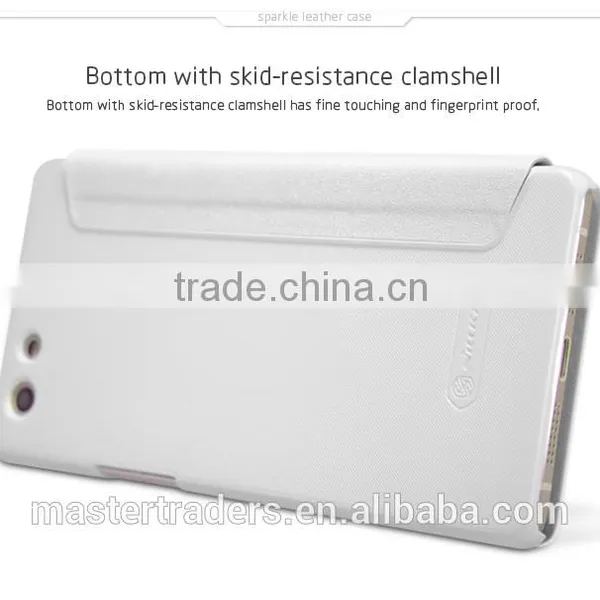 Original NILLKIN Sparkle Series Wallet Flip PU Leather Case With PC Back Cover For OPPO R1C For OPPO R1X MT-3356 photo-6
