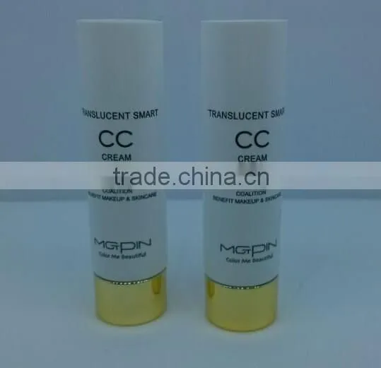 Dia 19MM Packing Tubes for Cosmetics, White PE Tube With Screw Cap photo-3