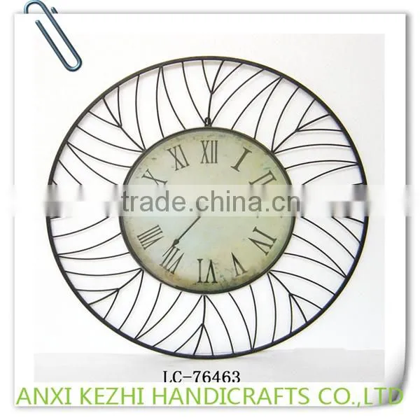 LC-89316 Metal Frame Royal Digital Office Wall Clock Home Wall Clock photo-3