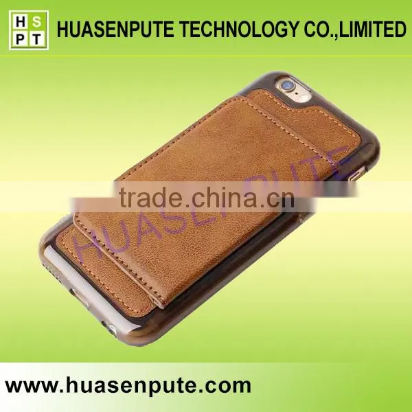 Phone Back Cover Leather Wallet Case For IPhone 6 With Card Slot photo-5