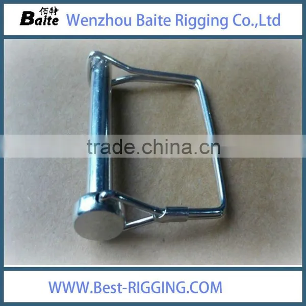 Zinc Plated & Nickel Plaed Square Shape Linch Quick Pin Hitch Pin Clip Single Winded in China Rigging Hardware photo-2
