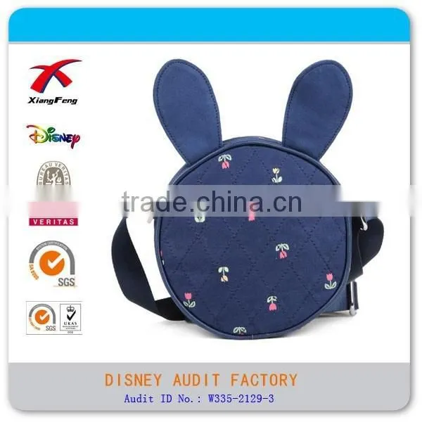 cute mini canvas messenger bag for girls
