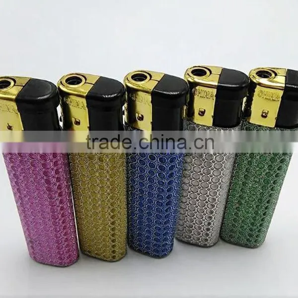 Silver Match Lighters Colored With Golden Cap Star Lighter photo-4
