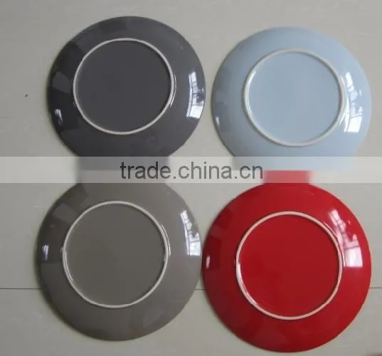 Hot Sale Ceramic Soup Plate With Flower Design / Flower Design Ceramic Porcelain Deep Dishes Plates photo-5