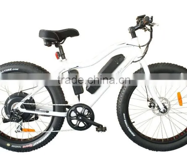 26 Inch Electric Snow Bike;48V 500W Electric Snow Fat Tire Bicycle;Aluminum Alloy Snow Bike photo-2