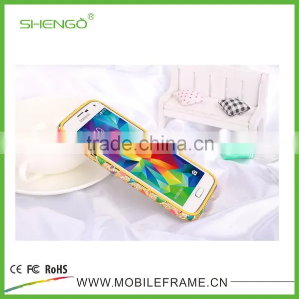 Wholesale Slim Metal Aluminum Bumper Buckle Case for Samsung Galaxy S5 photo-3
