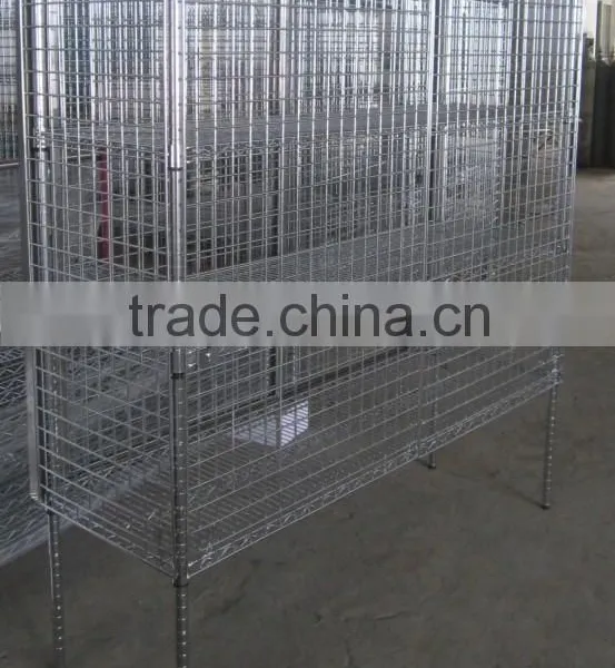 Chrome Movable Wire Mesh Security Cage photo-4
