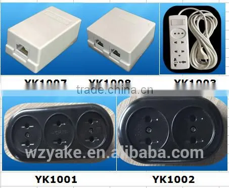 YK202 ABS Standard Grouding European Style Plug on Sale photo-4