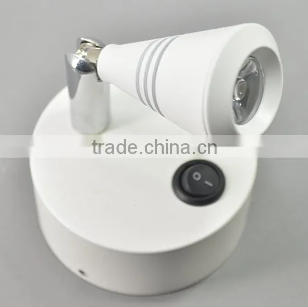 China 70mm Black/White 3 Watt Led Hotel/home Wall Light photo-5