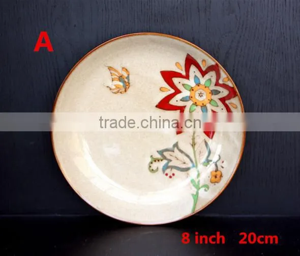 Personality Restaurant Dishes Fashion Ceramic Fruit Bowl Trhp01 photo-2