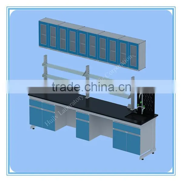 Medical College Chinese Modern Design Laboratory Wood Side Table photo-3
