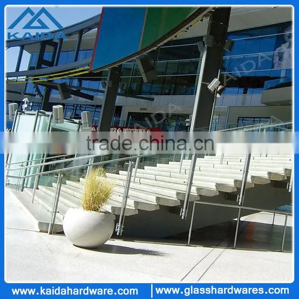 Outdoor Stainless Steel Glass Balustrade for Stairs
